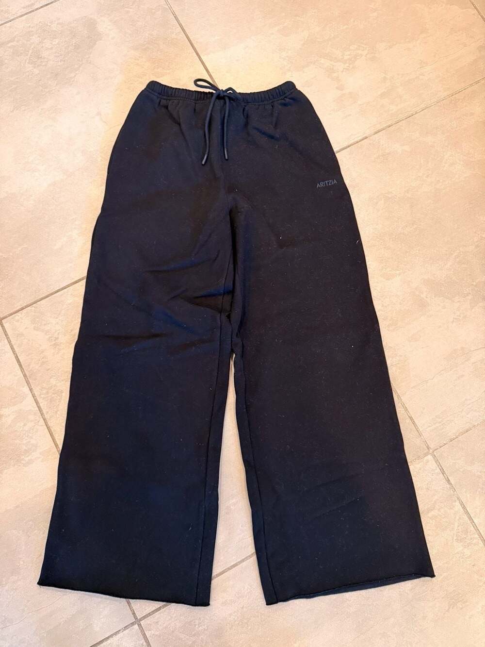 Aritzia Sweatfleece Mega Fit Sweatpants Black Size S